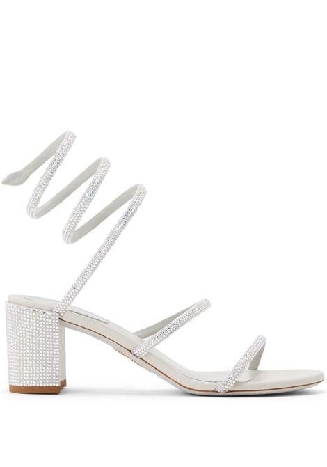 Sandali Cleo 60mm in bianco Rene caovilla - donna